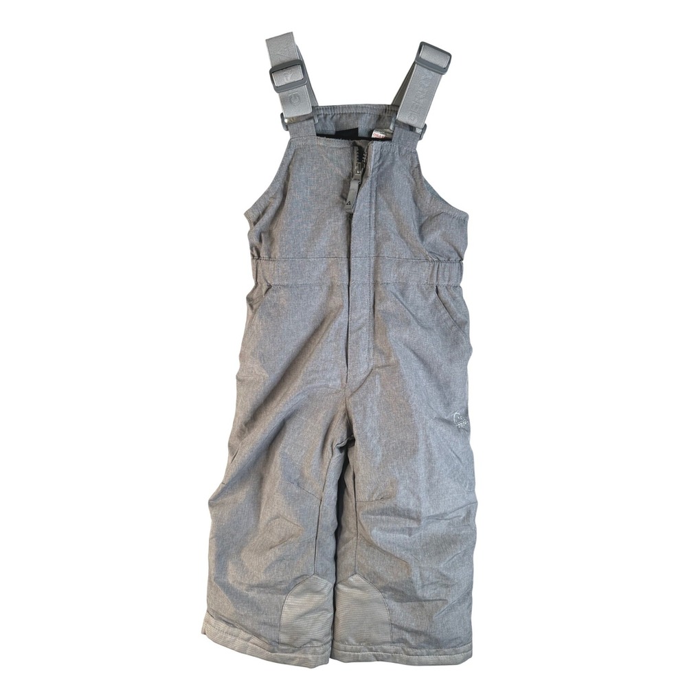 Gerry Kids Gray Insulated Adjustable Suspenders Snow Outdoor Bib Size 2T